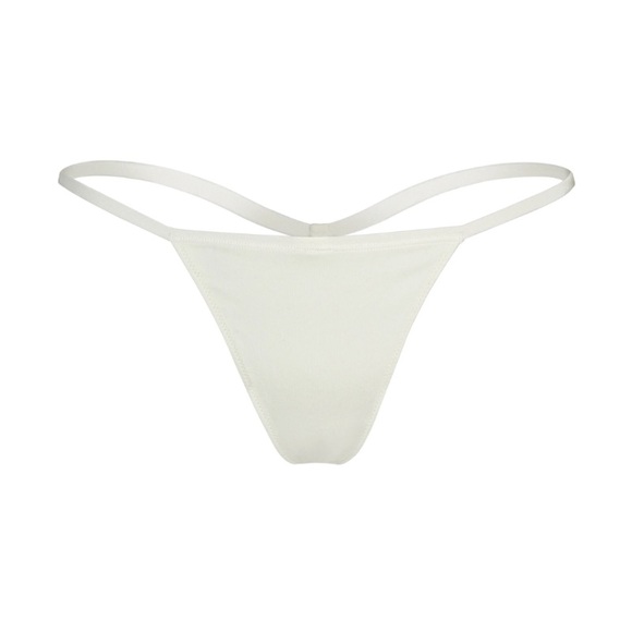 SKIMS Other - Skims T-String Cotton Thong Bone NWT